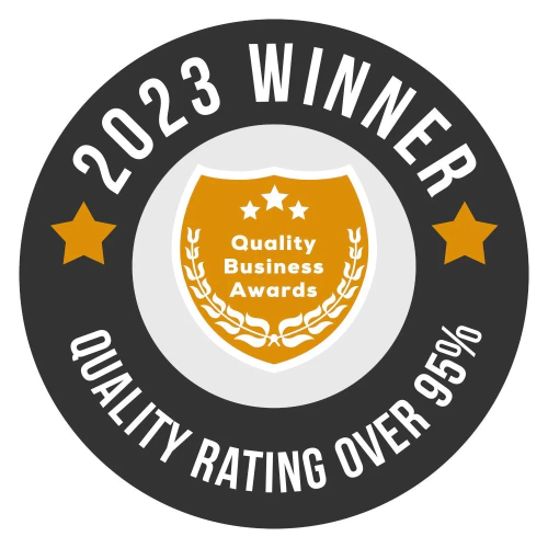 Quality Business Awards 2023 Winner badge