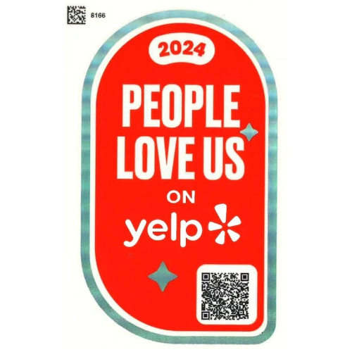 People Love Us on Yelp 2024 official badge